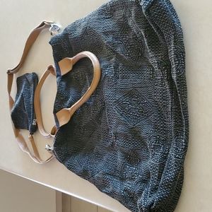 American Eagle cloth tote. Brown